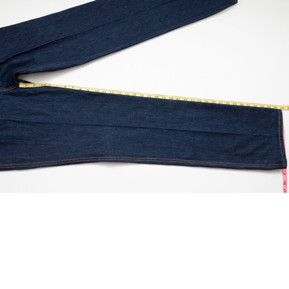 Vintage Ms. Chic By H.I.S. Jeans Parisienne Deadstock 80s Denim Blue 10 Long New - Picture 10 of 10